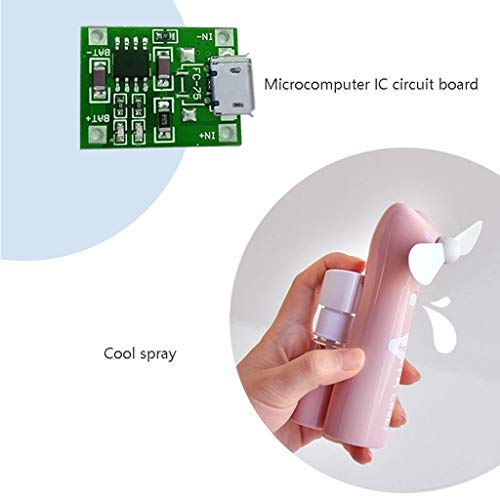 Ventilador de mano Feng Shui portátil USB compacto y recargable 2