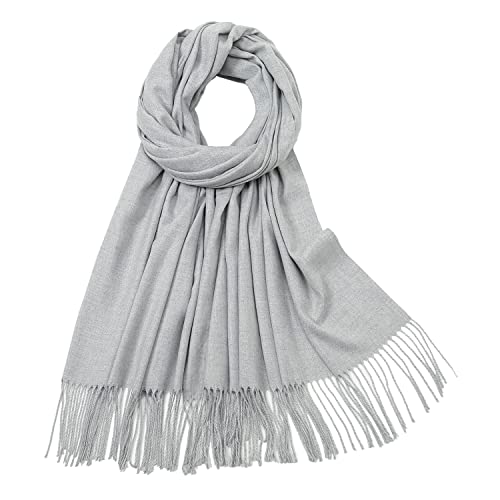 Image of RIIQIICHY Women's Fringe Shawl Wrap Pashmina Scarf for Wedding Evening