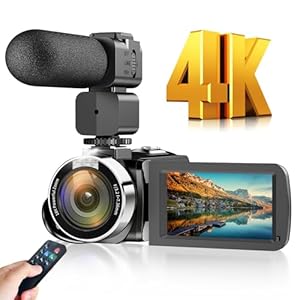 Hojocojo 4K Camcorder Video Camera