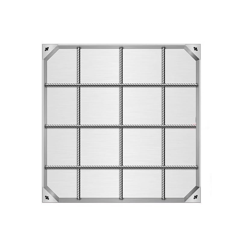 Couvercle de regard invisible en acier inoxydable 71 cm, la perfection du métal pour vos sols
