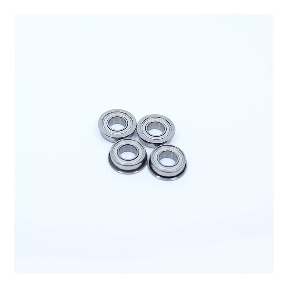 DINGGUANGHE-CUP Flanged Bearings SF606ZZ Flange Bearing 6x17x6 mm 10PCS SF606 Z ZZ Double Shielded Stainless Steel Flanged Ball Bearings SF606Z F606 Z Industrial Products
