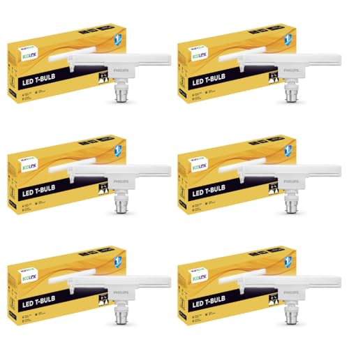 Image of EcoLink 12-watt LED T-Bulb for Home & Office | High Wattage LED Bulb | Cool White (6500k) | B22 Base | Pack of 6
