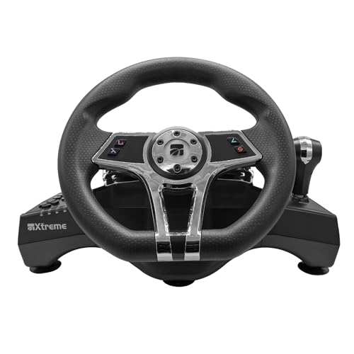 Volante e pedaliera simulatore guida Xtreme Videogames Hurricane+ Wheel Ps4
