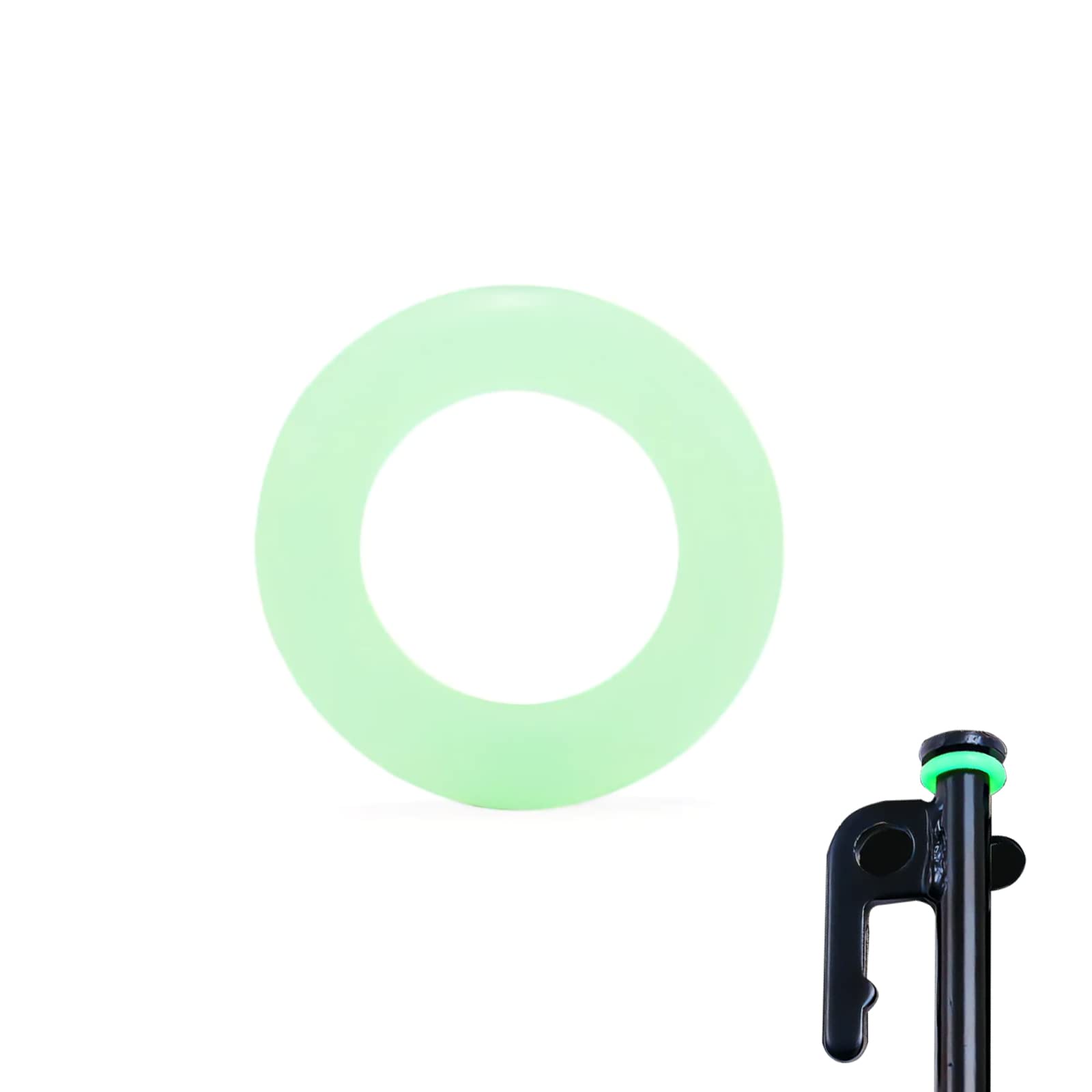 Tent Stakes Ring Glow in The Dark, 100Pcs Camping Ground