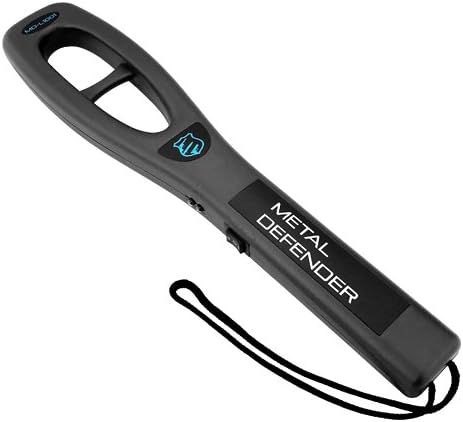 Metal Detector Wand Scanner Hand Held Portable Security Adjustable Sensitivity Vibration Audio Alert