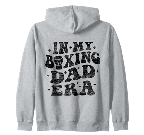In My Boxing Dad Era Funny Boxing Dad Día del Padre Sudadera con Capucha