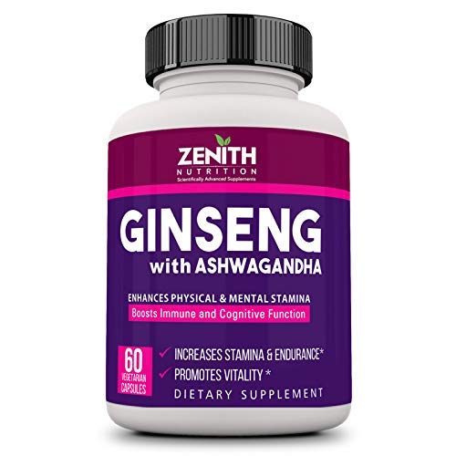 Ginseng With Ashwagandha - 60 Caps | Lab tested