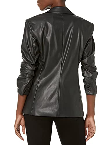 Cinq à Sept Women's Petite Faux Leather Kylie Jacket2