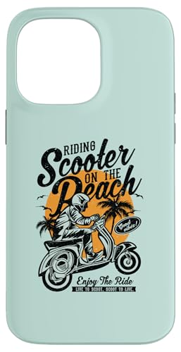 �r�[�`�ɏ��X�N�[�^�[ ���g�� ���B���e�[�W �A���e�B�[�N���X�^�C�� �f�U�C�� �X�}�z�P�[�X iPhone 14 Pro Max �p