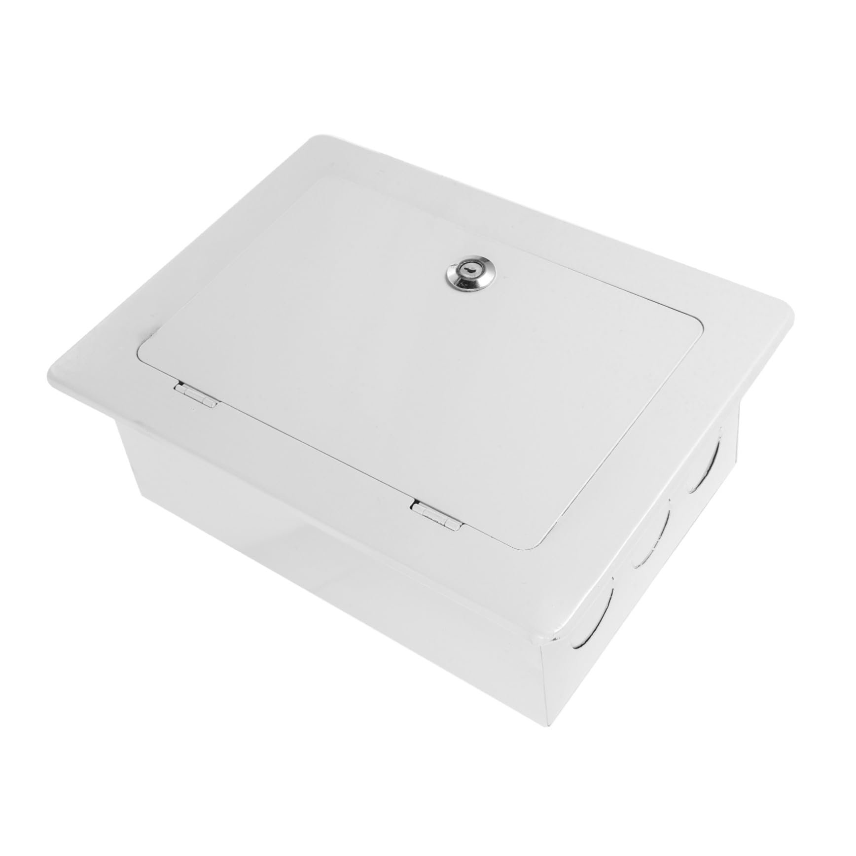 Gatuida Boîte de Jonction Électrique Étanche Protection Électrique Blanche en Acier Laminé à Froid et Couvercle Sécurisé pour Applications Extérieures