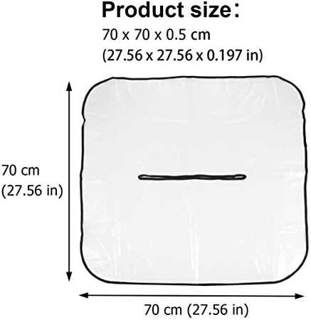 ABOOFAN Handbag Raincoat Handbag Waterproof Rain Protector Dustproof Handbag Cover Tote Bag Purses Raincoat for Outdoor Trip Tour Travel 70x70cm Transparent Handbag Cover Waterproof