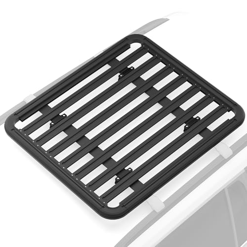Image of WILDROAD Aluminum Roof Rack Platform 55 inch x 47 inch x 1.9 inch Flat Roof Rack Basket