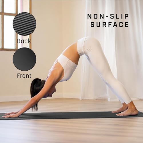 KG Physio Yoga Mat - Thick Yoga Mats for Women & Men, High-Density NBR Foam Excercise Mat, Non-Slip & Sweat-Resistant, Ideal for Pilates, Home Fitness and Home Workout - Strap Included - Image 6