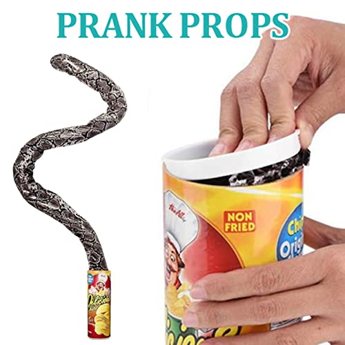 Pranks Toys, Potato Chip Cans Fries Toys Snake in a Can Trick Gag Gift Toy - Afbeelding 4
