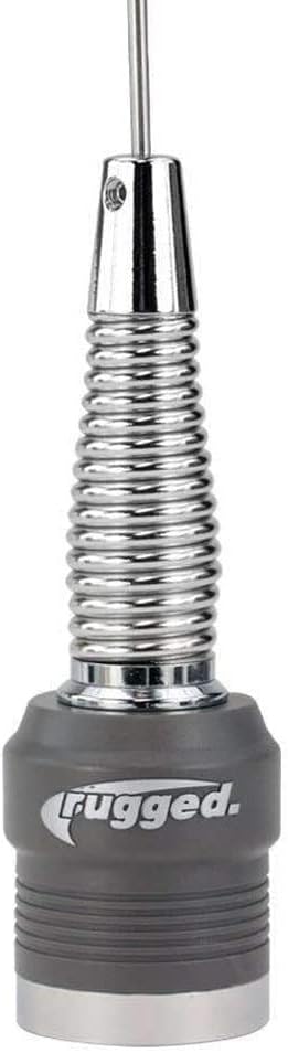 Rugged Radios Antenna for Two Way Radio Business Band UTV Car Truck – Features Standard NMO Mount VHF 1/2 Wave No Ground Plane Antenna