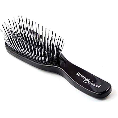 HERCULES SÄGEMANN - Zauberbürste Piccolo Schwarz | Hochwertige Scalp Brush für sanftes Entwirren ohne Ziepen. geeignet für nasses und trockenes Haar. | Farbe: Schwarz |Größe: Piccolo