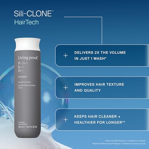 Living Proof Perfect Hair Day Shampoo, Silicone-Free, Sulphate-Free Haircare for Smooth Shiny Hair, Colour-Safe - Image 4
