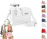 Crossbody Bag Purse for Stanley Cup Bag 2025 New Outdoor Portable Water Bottle Holder with Adjustable Shoulder Strap (White) -  jiayicai