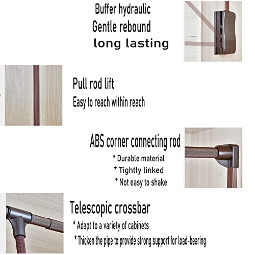 Barre de penderie rabattable pour aménagement dressing moderne - 4