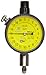 Mitutoyo 2109SB-11 Dial Indicator, #4-48 UNF Thread, 9.525mm Stem Dia., Flat Back, Yellow Dial, 0-10-0 Reading, 57mm Dial Dia., 0-1mm Range, 0.001mm Graduation, +/-0.004mm Accuracy