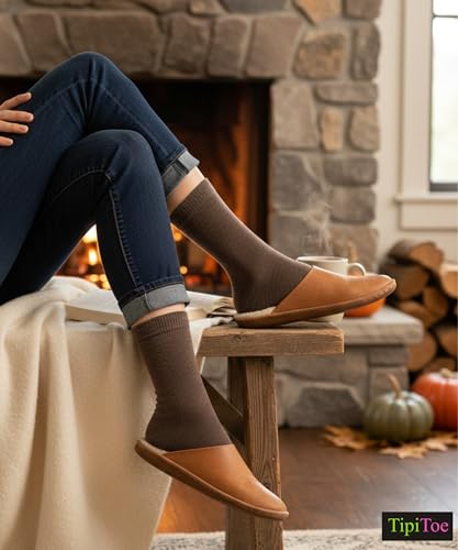 Image of Tipi Toe Women's Fun Patterned Dress Socks, 12-Pack Lightweight Colorful Crew Socks, Casual Novelty Assorted Designs
