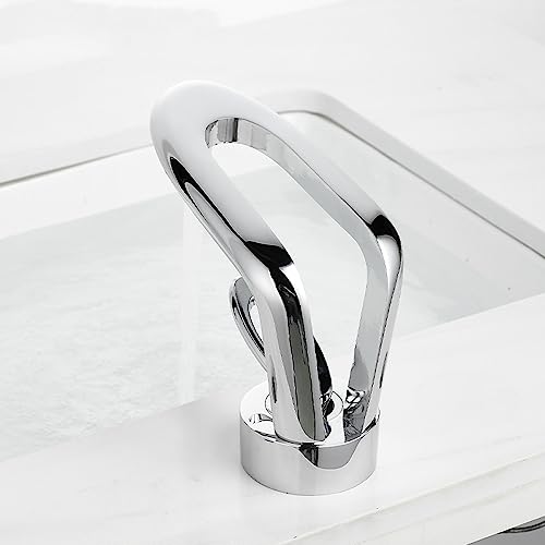 Robinet d'évier de salle de bain noir mat pour vasque moderne - 4