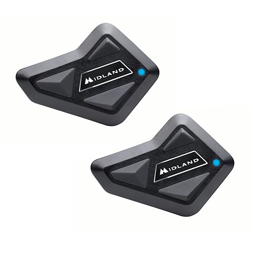 Midland - Interfono Moto Bluetooth ECE2206 Coppia Nuovo BT Mini Twin, Auricolari Casco Moto 4...