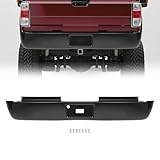 HECASA Rear Roll Pan Compatible with 2008-2016 Ford F-250 F-350 Super Duty Truck Rear Bumper Rollpan Steel Electrophoresis Black