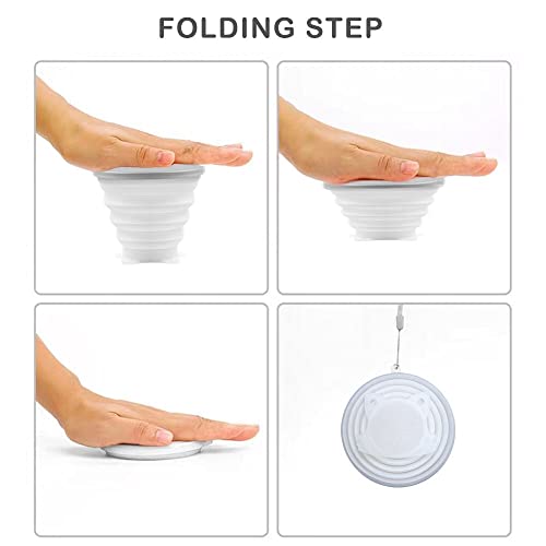 Intatikoo Portable Silicone Collapsible Cup,Camping Mug,Foldable Cup,Hiking Mug,Bpa-Free(Brown) #TOP3