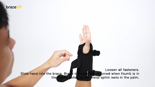BraceUP Wrist Support Brace with Metal Hand Splint for Carpal Tunnel Wrist Support, Left or Right Hand Support and Tendonitis Arthritis Pain Relief - for Men and Women (S/M, Right Hand)