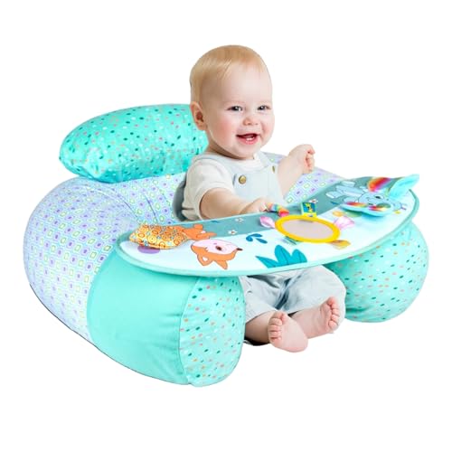 Siège de sol pour bébé, éléphant mignon, siège bébé pour apprendre à s'asseoir avec plaque de support, chaise d'activité pour s'asseoir, plateau...