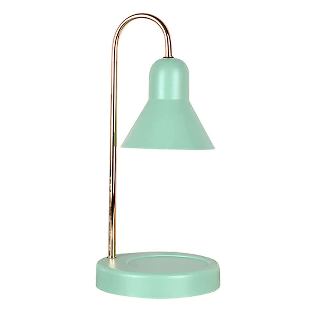 Riscaldatore di candele Scaldacandele per candele profumate Scioglitore di cera Lampada riscaldante con potenza luminosa Corpo in metallo satinato regolabile A per la decorazione domestica Comodino