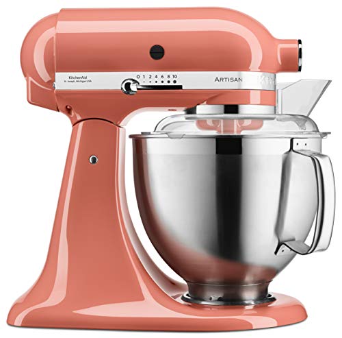KitchenAid ARTISAN 4,8 L Küchenmaschine mit kippbarem Motorkopf 5KSM185PS (Koralle) – Bild 3