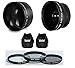 Hi-Def Wide Angle Telephoto and 3-Pc Filter Set for Nikon Z 50 Z50 (46mm Compatible)