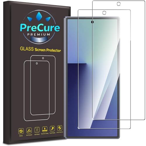 Image of PreCure [2-Pack Galaxy Z Fold 7 5G Screen Protector Tempered Glass - 9H Hardness, Anti-Scratch, Anti-Fingerprint, Bubble-Free Installation, HD Clear, Full Coverage Protective Film