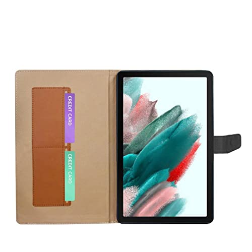 Image of The Little Shop Flip Cover Case for Lenovo Tab 4 8 inch(8504X /8504F) || 2 Card Slots Smart Leather Wallet Case with Stand || Magnetic Closure Brown