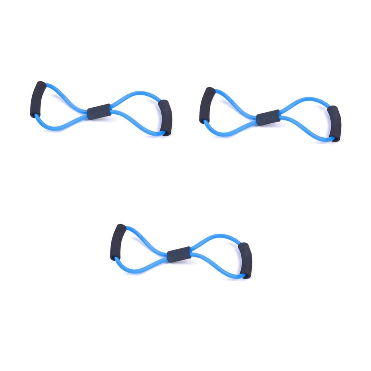 2 Piezas Resorte Expansor De Pecho Bandas Elasticas Fitness De Resistencia Dilatador De Pecho Tubos De Entrenamiento Figura 8 CNA Aptitud Física Tirar De La Cuerda Deportes