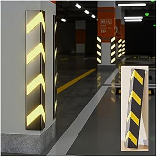 ❀❀❀Protectores de esquinas para paredes,Protector Protector De Goma for Esquinas De Pared for Talleres Antirrayas, Protectores Reflectantes De Bordes De Elevadores, 1 Cm De Grosor (Color: Amarillo, Ta