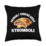 Venice Revealed Food Funny Stromboli Calzone Italian Cuisine Lover Foodie Pun Throw Pillow, 18x18, Multicolor