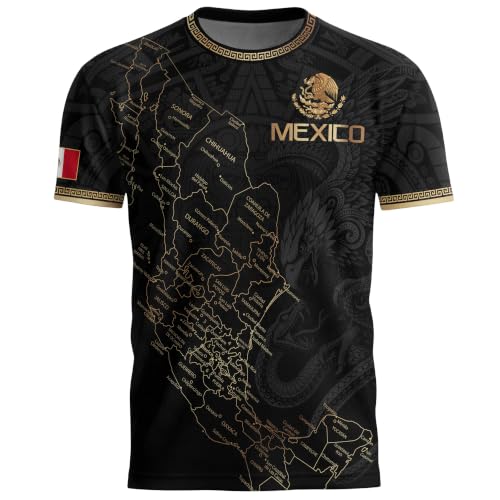 Noryzen Active Mexico Soccer Jersey Mexico Jersey Men Mexican Soccer Jerseys Mexican Jerseys for Men 5 (L)
