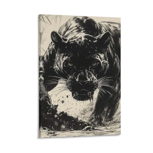 Tableau léopard décoration murale moderne pour sublimer votre couloir