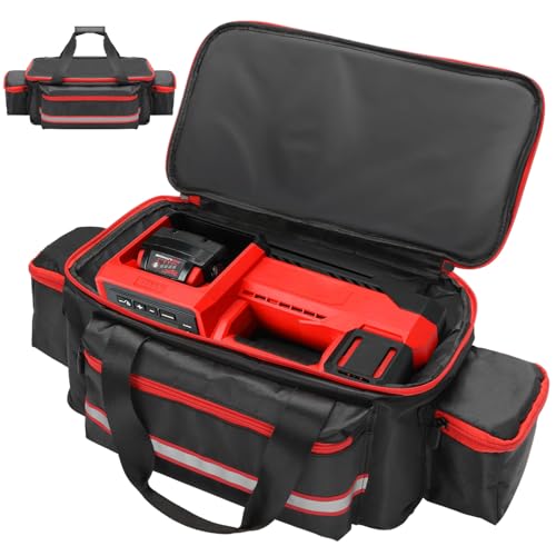 Bolsa de compresor de aire para inflador MWK M18 2848-20/2771-20, inflador de neumáticos para organizador de herramientas portátil MWK, a prueba de polvo, impermeable con tiras reflectantes