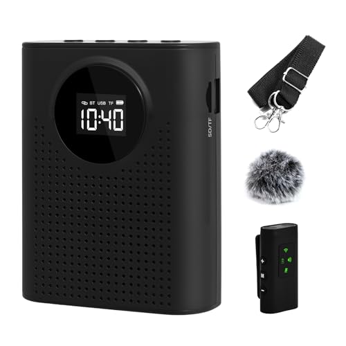 Amplificateur de voix contre la fatigue vocale avec micro cravate sans fil AURTEC