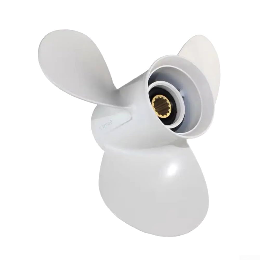Elica fuoribordo 11 1/8x13 pollici in acciaio inox 13 denti design per 40-60HP barca motori