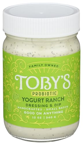 Tobys, Dressing Dip Lite Ranch, 12 Ounce