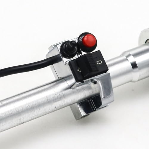Interrupteur guidon moto commutateur phare clignotant universel