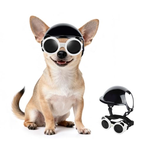 PETLESO XS Dog Goggles and Helmet