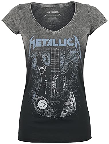 Metallica Ouija Guitar Frauen T-Shirt schwarz/grau XXL 100% Baumwolle Band-Merch Bands