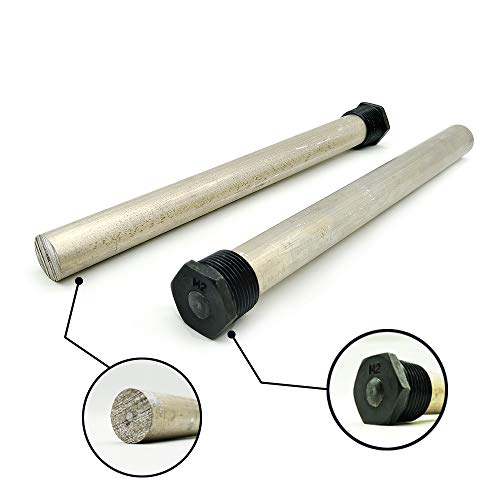 RV Anode Rod 2 Pack Magnesium Water Heater Tank Protection,9.25’’ Long ¾’’ Threads Suburban for Hot Water Heaters,Sacrificial Anode Rod for Suburban Hot Water Heaters.