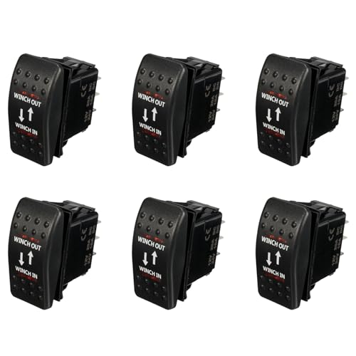 Interrupteur treuil 12V 20A robuste pour remplacer un bouton de commande usé